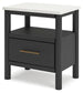Cadmori Full Upholstered Bed with Mirrored Dresser, Chest and 2 Nightstands at Lee Furniture, NC