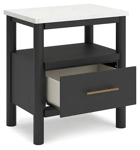 Cadmori Full Upholstered Bed with Mirrored Dresser, Chest and 2 Nightstands at Lee Furniture, NC