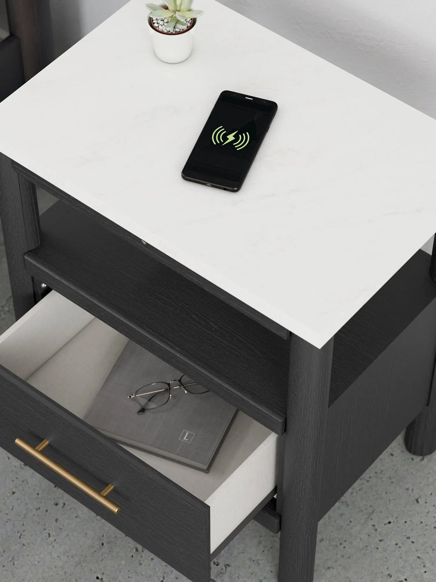 Cadmori Full Upholstered Bed with Mirrored Dresser, Chest and 2 Nightstands at Lee Furniture, NC