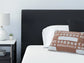 Cadmori Full Upholstered Bed with Mirrored Dresser, Chest and 2 Nightstands at Lee Furniture, NC