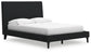 Cadmori Full Upholstered Bed with Mirrored Dresser and Chest at Lee Furniture, NC