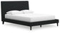 Cadmori Queen Upholstered Bed with Mirrored Dresser at Lee Furniture, NC