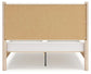 Cadmori Queen Upholstered Panel Bed with Mirrored Dresser, Chest and 2 Nightstands at Lee Furniture, NC