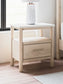 Cadmori Queen Upholstered Panel Bed with Mirrored Dresser, Chest and 2 Nightstands at Lee Furniture, NC