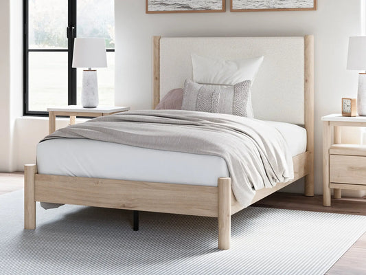 Cadmori Upholstered Panel Bed at Lee Furniture, NC