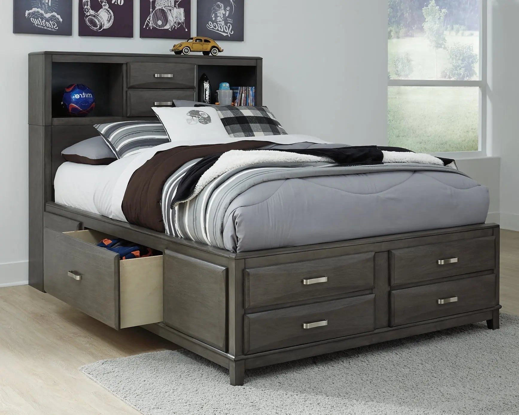 Caitbrook Storage Bed With 8 Drawers at Lee Furniture, NC