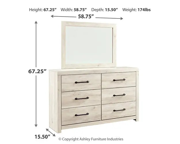 Cambeck Dresser and Mirror at Lee Furniture, NC