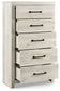 Cambeck Five Drawer Chest at Lee Furniture, NC