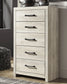 Cambeck King Panel Bed with 2 Storage Drawers with Mirrored Dresser, Chest and Nightstand at Lee Furniture, NC