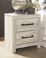 Cambeck King Panel Bed with 4 Storage Drawers with Mirrored Dresser and 2 Nightstands at Lee Furniture, NC