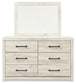 Cambeck Panel Bed With 2 Storage Drawers With Mirrored Dresser And 2 Nightstands at Lee Furniture, NC