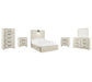Cambeck Panel Bed With 2 Storage Drawers With Mirrored Dresser, Chest And 2 Nightstands at Lee Furniture, NC
