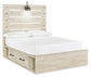 Cambeck Panel Bed With 2 Storage Drawers With Mirrored Dresser, Chest And 2 Nightstands at Lee Furniture, NC