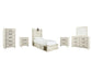 Cambeck Panel Bed With 2 Storage Drawers With Mirrored Dresser, Chest And 2 Nightstands at Lee Furniture, NC