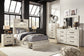 Cambeck Panel Bed With 2 Storage Drawers With Mirrored Dresser, Chest And 2 Nightstands at Lee Furniture, NC