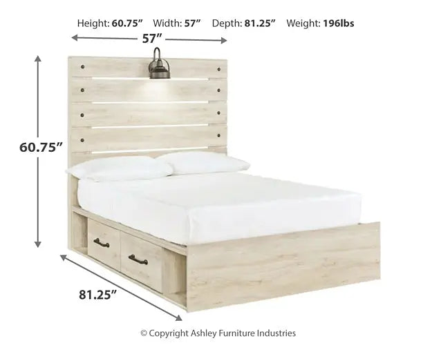 Cambeck Panel Bed With 2 Storage Drawers at Lee Furniture, NC