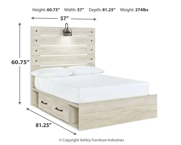 Cambeck Panel Bed With 4 Storage Drawers at Lee Furniture, NC
