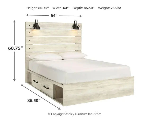 Cambeck Panel Bed With 4 Storage Drawers at Lee Furniture, NC