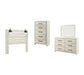 Cambeck Panel Headboard With Mirrored Dresser And Chest at Lee Furniture, NC