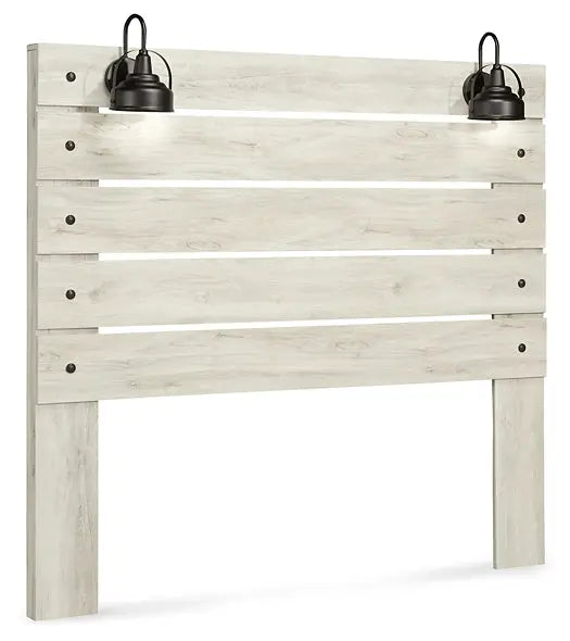 Cambeck Panel Headboard With Mirrored Dresser And Chest at Lee Furniture, NC
