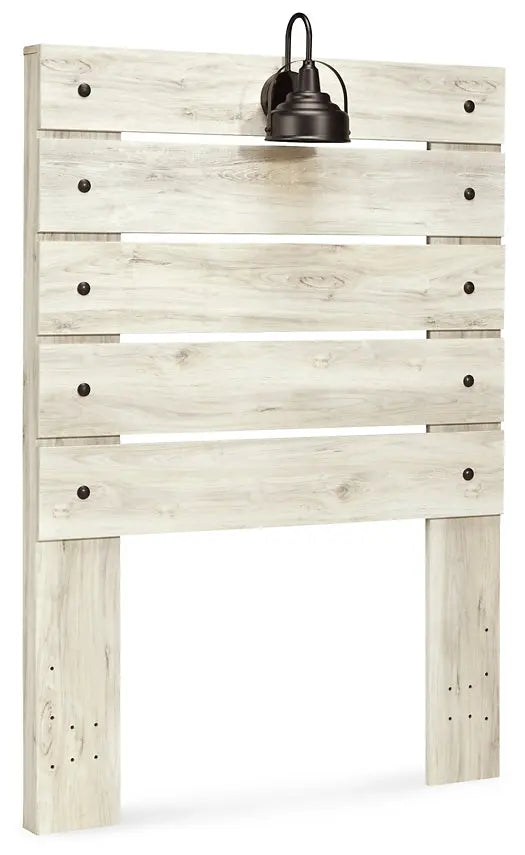 Cambeck Panel Headboard With Mirrored Dresser And Chest at Lee Furniture, NC
