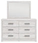 Cayboni Queen Panel Bed with Mirrored Dresser at Lee Furniture, NC