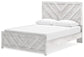 Cayboni Queen Panel Bed with Mirrored Dresser at Lee Furniture, NC