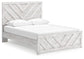 Cayboni Queen Panel Bed with Mirrored Dresser at Lee Furniture, NC
