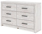 Cayboni Six Drawer Dresser at Lee Furniture, NC