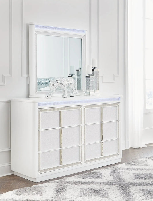 Chalanna Dresser and Mirror at Lee Furniture, NC