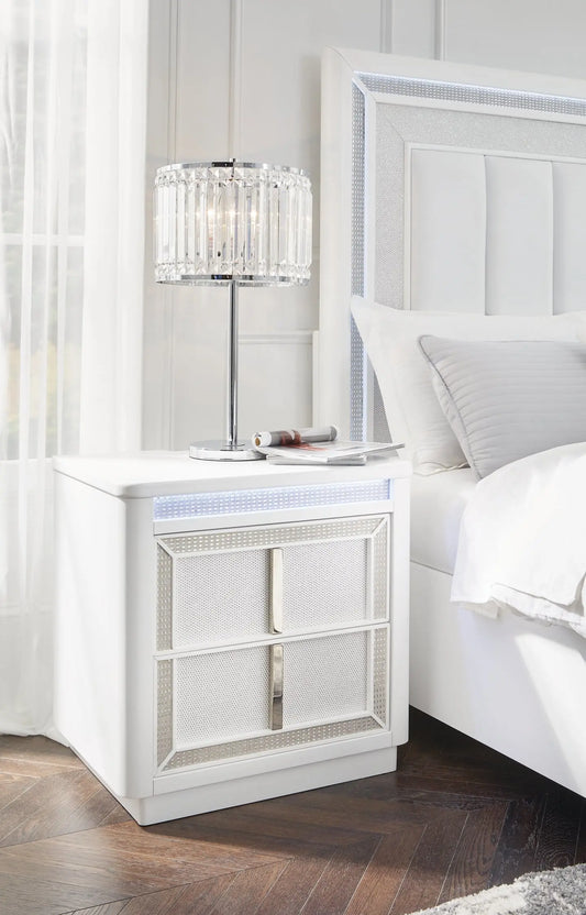 Chalanna Two Drawer Night Stand at Lee Furniture, NC