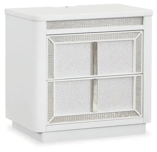 Chalanna Two Drawer Night Stand at Lee Furniture, NC