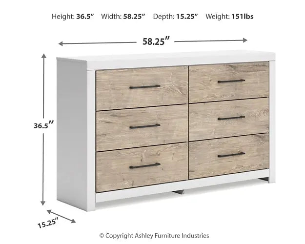 Charbitt Six Drawer Dresser at Lee Furniture, NC