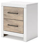 Charbitt Twin Panel Bed with Mirrored Dresser and Nightstand at Lee Furniture, NC