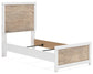 Charbitt Twin Panel Bed with Mirrored Dresser and Nightstand at Lee Furniture, NC