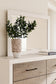 Charbitt Twin Panel Bed with Mirrored Dresser and Nightstand at Lee Furniture, NC
