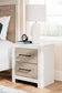 Charbitt Twin Panel Bed with Mirrored Dresser and Nightstand at Lee Furniture, NC