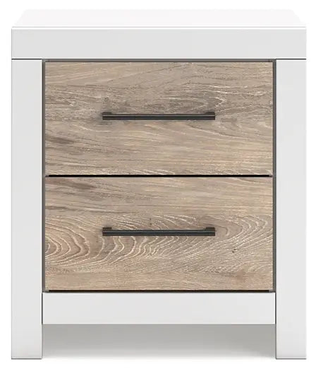 Charbitt Twin Panel Bed with Mirrored Dresser and Nightstand at Lee Furniture, NC