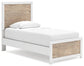 Charbitt Twin Panel Bed with Mirrored Dresser and Nightstand at Lee Furniture, NC