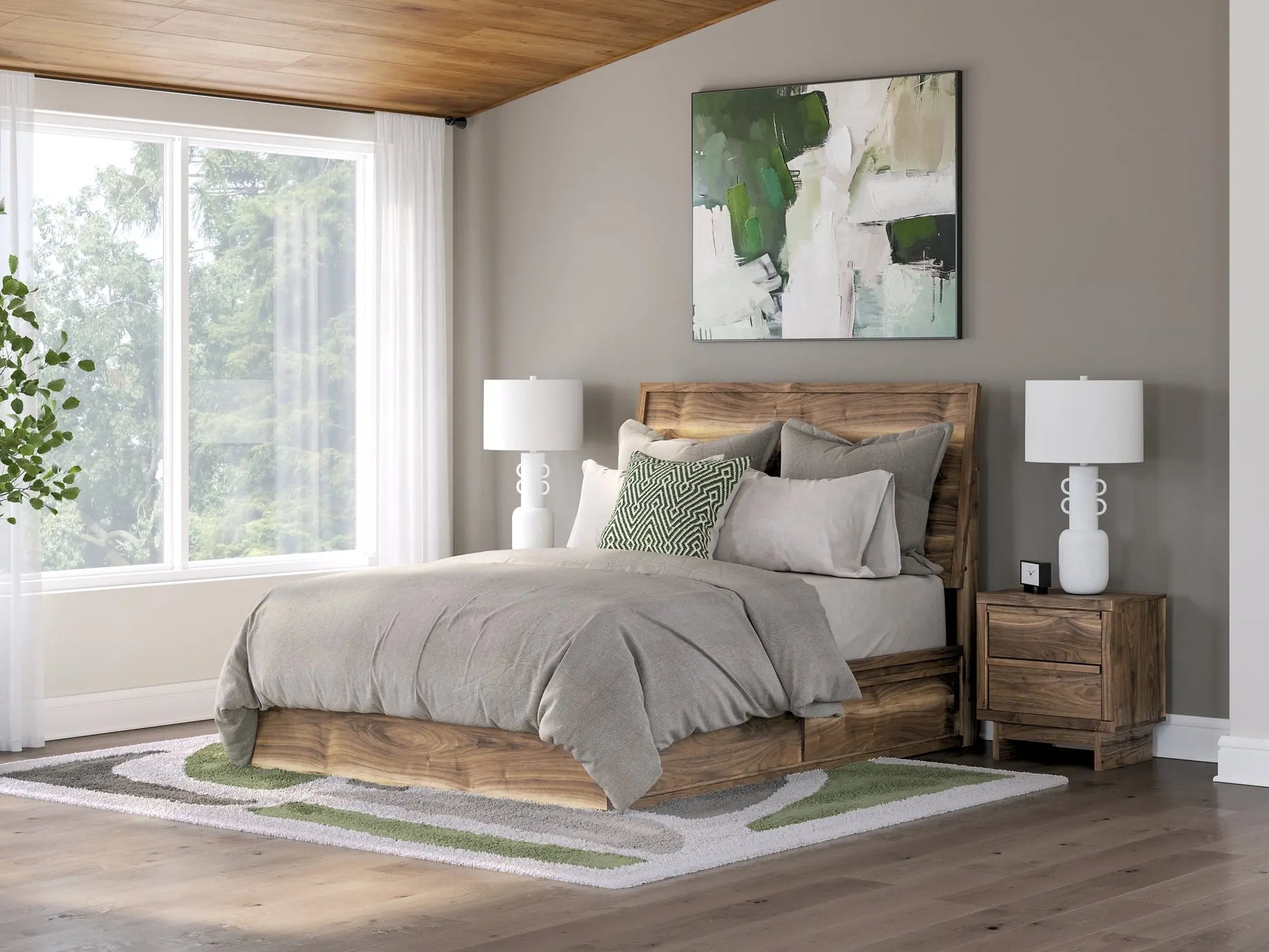 Chirason Queen Panel Bed with Storage at Lee Furniture, NC
