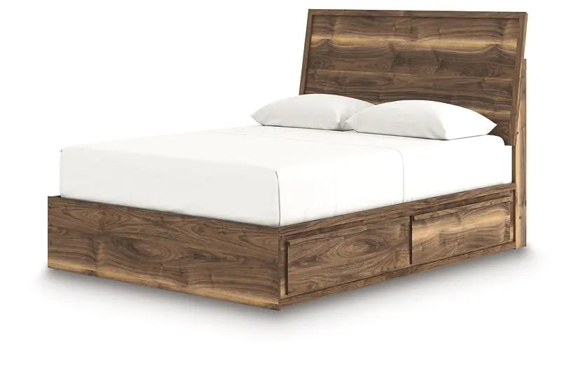 Chirason Queen Panel Bed with Storage at Lee Furniture, NC