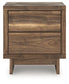 Chirason Two Drawer Night Stand at Lee Furniture, NC