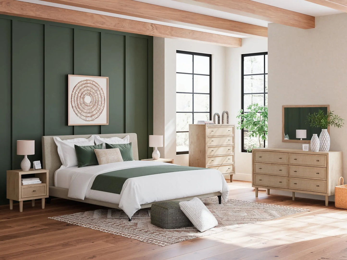 Cielden Cal King UPH Bed w/Roll Slats at Lee Furniture, NC