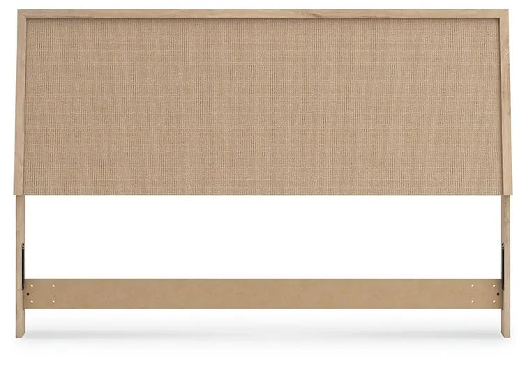 Cielden King Panel Headboard with Mirrored Dresser and 2 Nightstands at Lee Furniture, NC