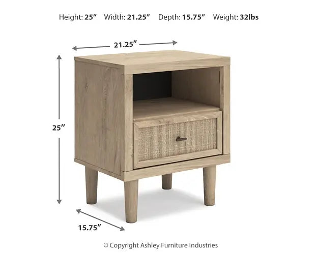 Cielden King Panel Headboard with Mirrored Dresser and 2 Nightstands at Lee Furniture, NC