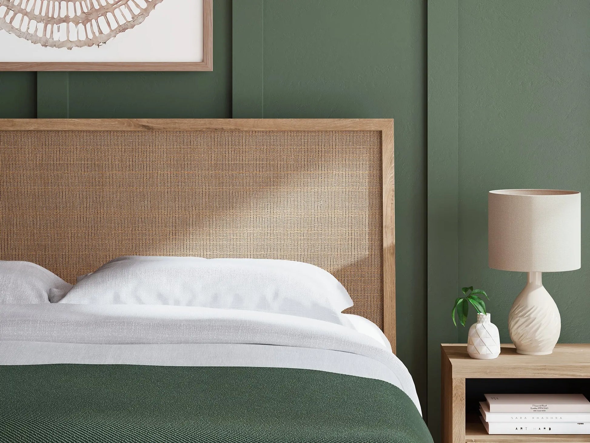 Cielden King Panel Headboard with Mirrored Dresser and 2 Nightstands at Lee Furniture, NC
