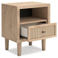 Cielden King Panel Headboard with Mirrored Dresser and 2 Nightstands at Lee Furniture, NC