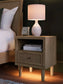 Cielden King Panel Headboard with Mirrored Dresser and 2 Nightstands at Lee Furniture, NC