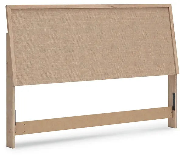 Cielden King Panel Headboard with Mirrored Dresser and 2 Nightstands at Lee Furniture, NC