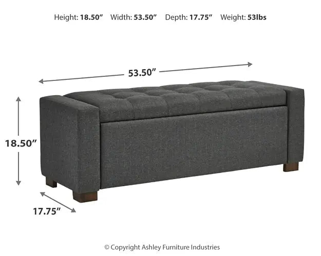 Cortwell Storage Bench at Lee Furniture, NC